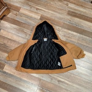 Carhartt Active Jac Flannel Quilted Jacket Size 4T